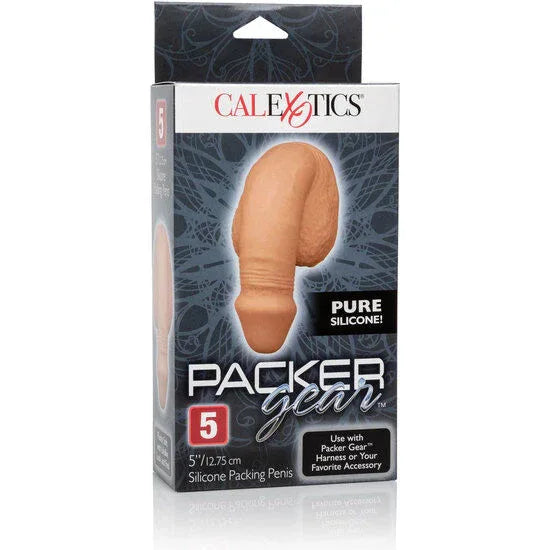 CALEXOTICS - EMBALLAGE SILICONE PÉNIS 12.75 CM CARAMEL - Incandessens