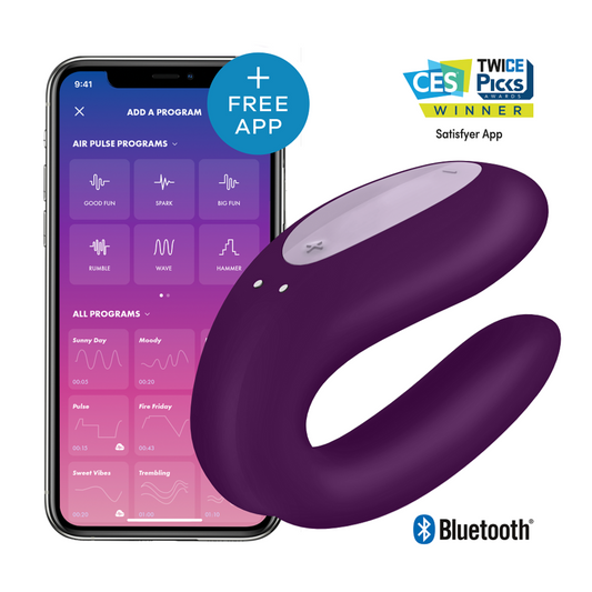 SATISFYER - STIMULATEUR COUPLE DOUBLE JOY