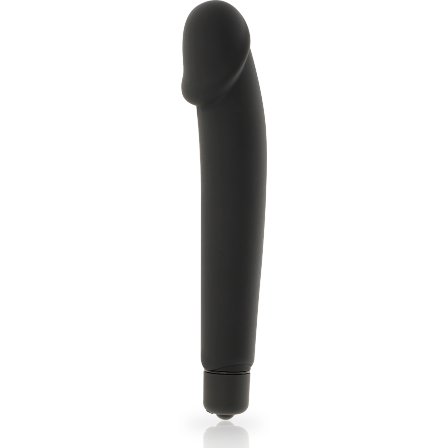DOLCE VITA - VIBRATEUR RÉALISTE NOIR SILICONE 7 MODES WATERPROOF 158MM