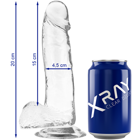 X RAY - GODE TRANSPARENT 20 CM -O- 4.5 CM