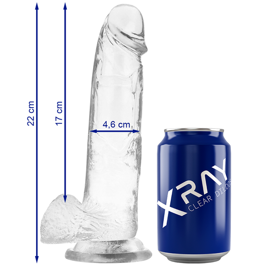 X RAY - GODE TRANSPARENT 22 CM -O- 4.6 CM