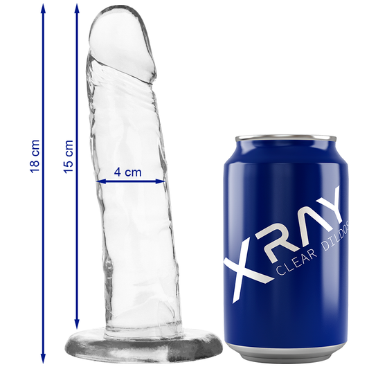 X RAY - GODE TRANSPARENT 18 CM -O- 4 CM