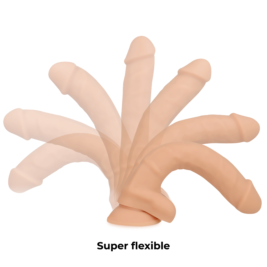 COCK MILLER - GODE ARTICULABLE SILICONE DENSITÉ 18 CM RÉALISTE FLEXIBLE
