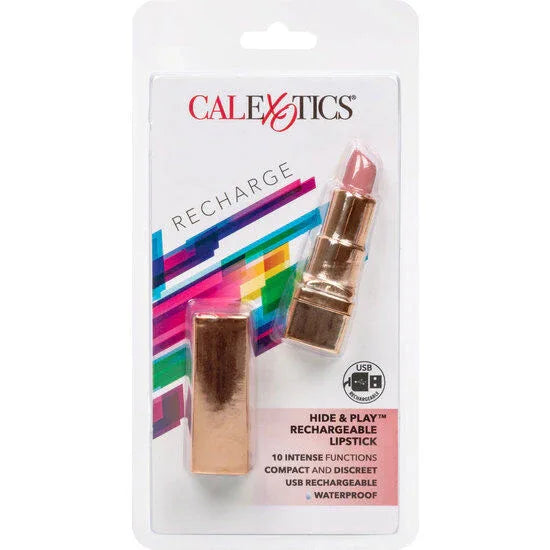 CALEXOTICS - BALA ROUGE LÈVRES RECHARGEABLE HIDE & PLAY ROSE DOUX - Incandessens