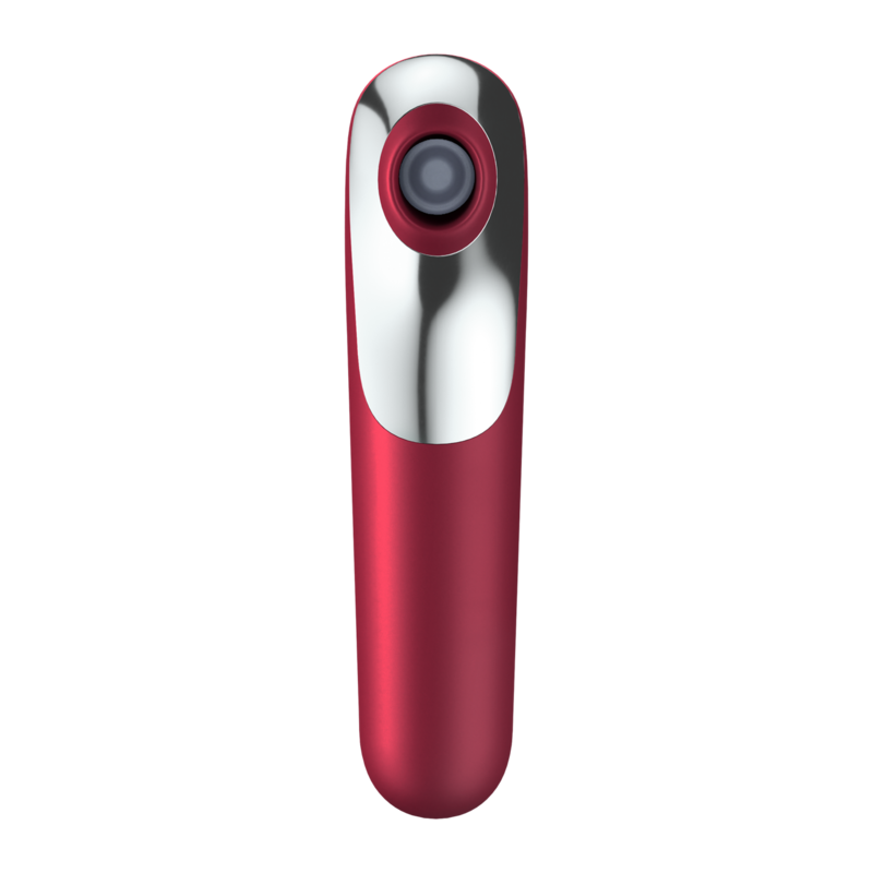 SATISFYER - DUAL LOVE AVEC AIR PULSÉ ROUGE