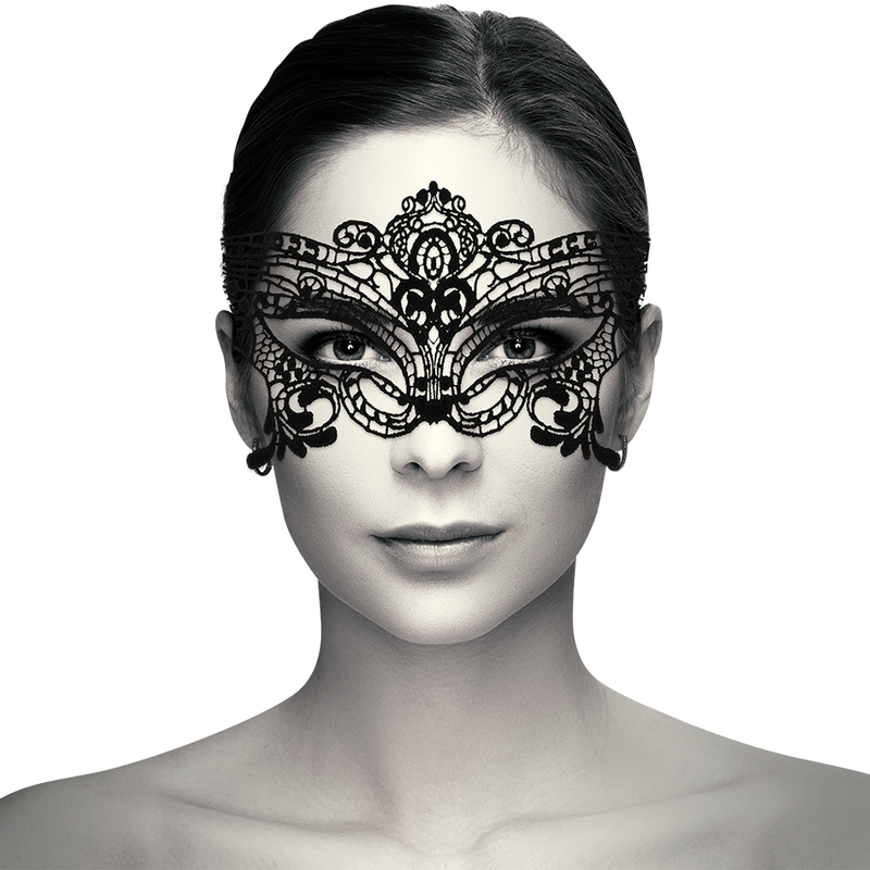 COQUETTE CHIC DESIRE MASQUE DENTELLE NOIRE LARGE YEUX SEXY SOIRÉE ÉLÉGANT