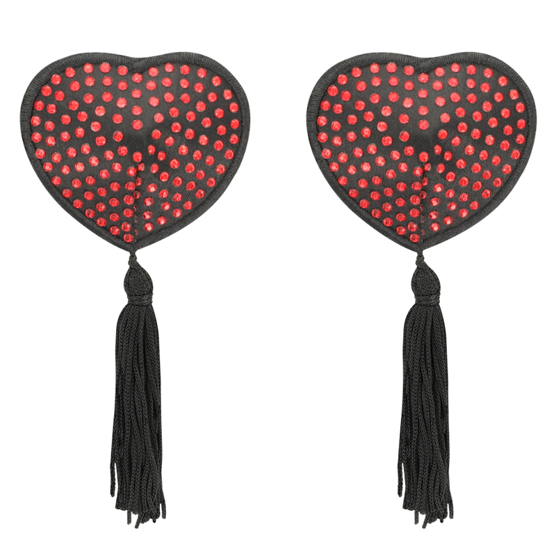 COQUETTE CHIC DESIRE - CACHE-TETONS ROUGE / NOIR