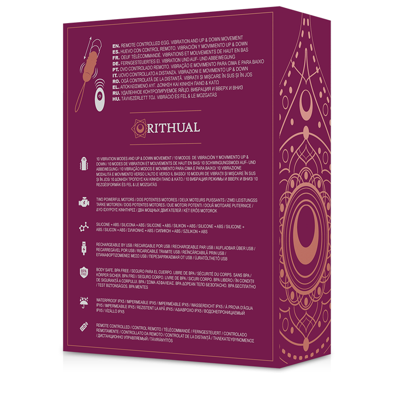RITHUAL - REVA OEUF TÉLÉCOMMANDE UP&DOWN + VIBRATION