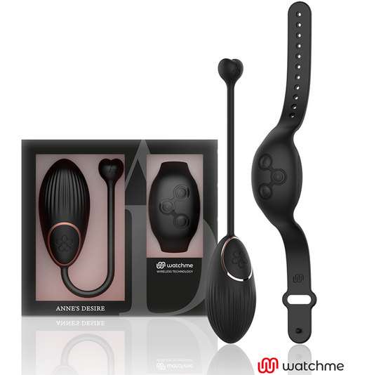 ANNE’S DESIRE – ŒUF VIBROMASSEUR LUXE  CONNECTE AVEC TECHNOLOGIE WATCHME NOIR