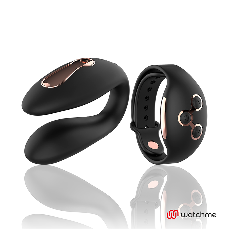 ANNE'S DESIRE - STIMULATEUR COUPLE DUAL PLEASURE CONNECTE WATCHME NOIR/OR
