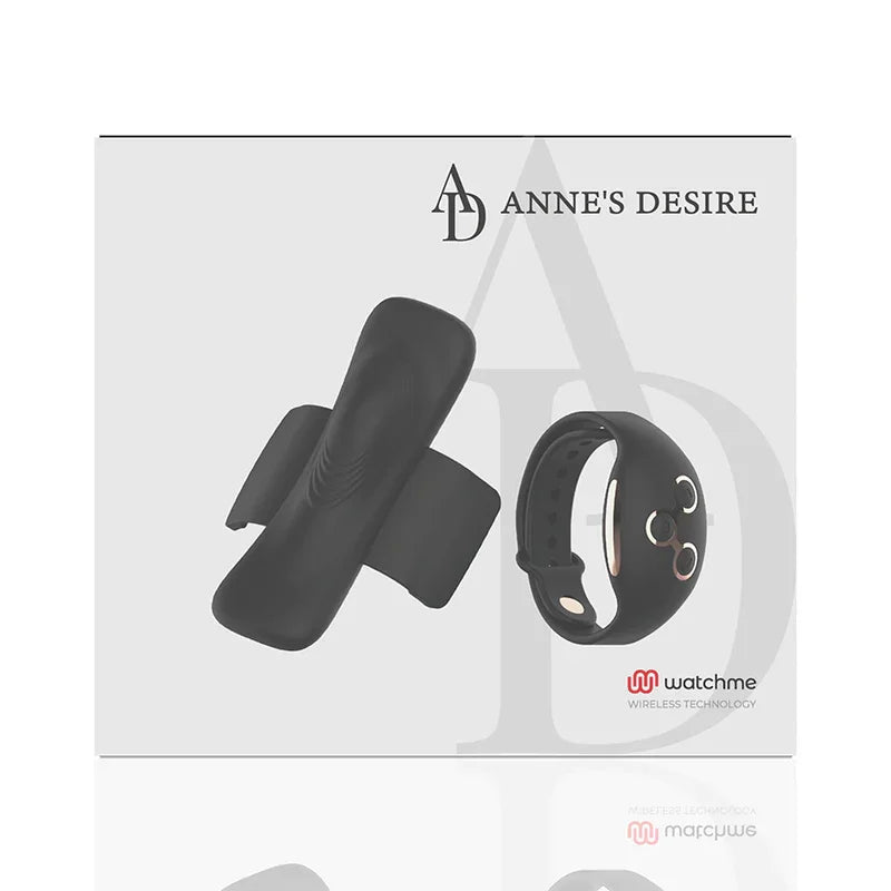 ANNE'S DESIRE - VIBROMASSEUR AD PANTY SECRET LUXE AVEC TECHNOLOGIE WATCHME NOIR/OR - Incandessens