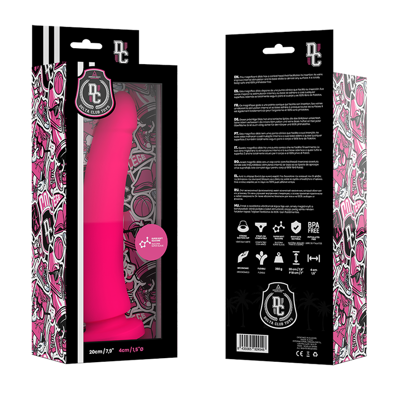 DELTA CLUB - TOYS GODE  ROSE EN SILICONE 20 CM