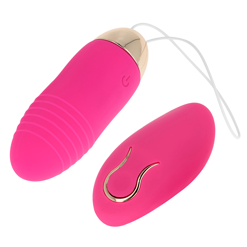 OHMAMA - OEUF VIBRANT TÉLÉCOMMANDE 10 VITESSES ROSE