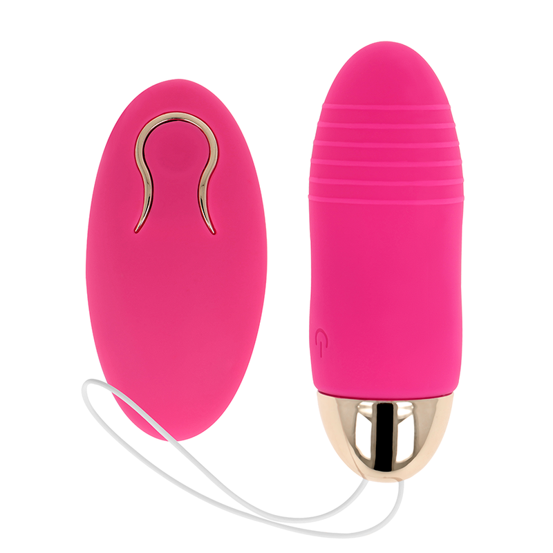 OHMAMA - OEUF VIBRANT TÉLÉCOMMANDE 10 VITESSES ROSE