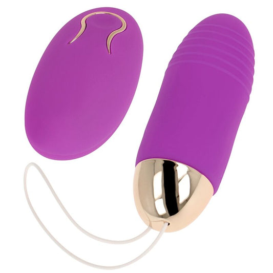 OHMAMA - OEUF VIBRANT TÉLÉCOMMANDE 10 VITESSES VIOLET