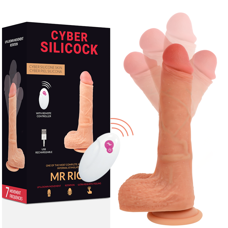 CYBER SILICOCK - RÉALISTE MR RICK 20.9 CM -O- 4 CM