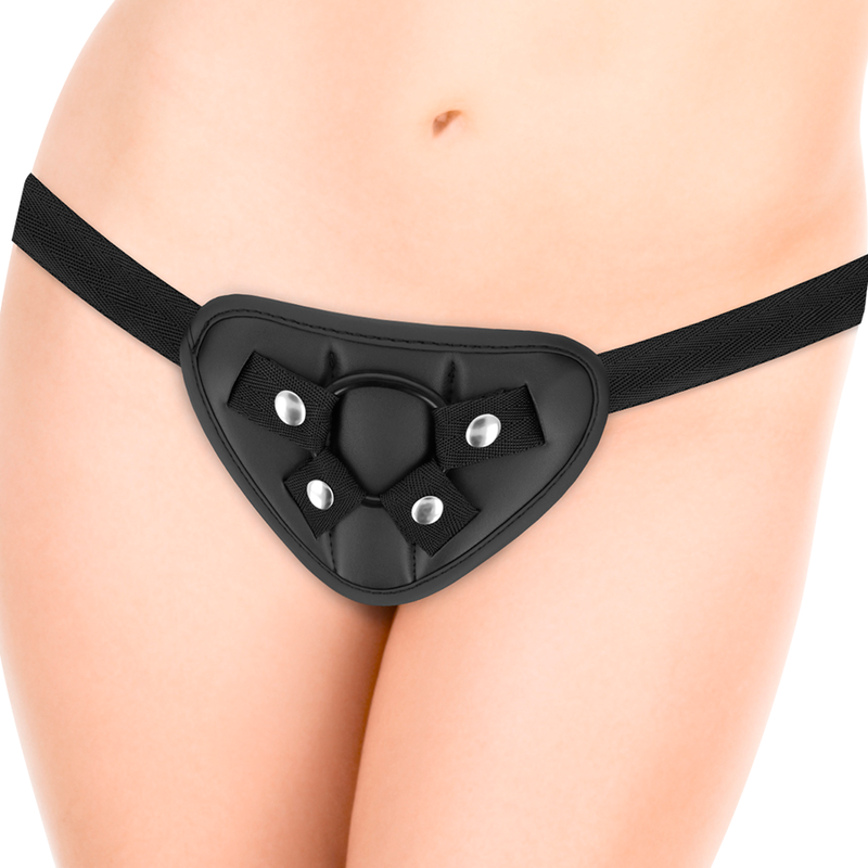 CYBER SILICOCK - HARNAIS STRAP-ON VIBRANT TÉLÉCOMMANDÉ MASTER HUCK 7 MODES