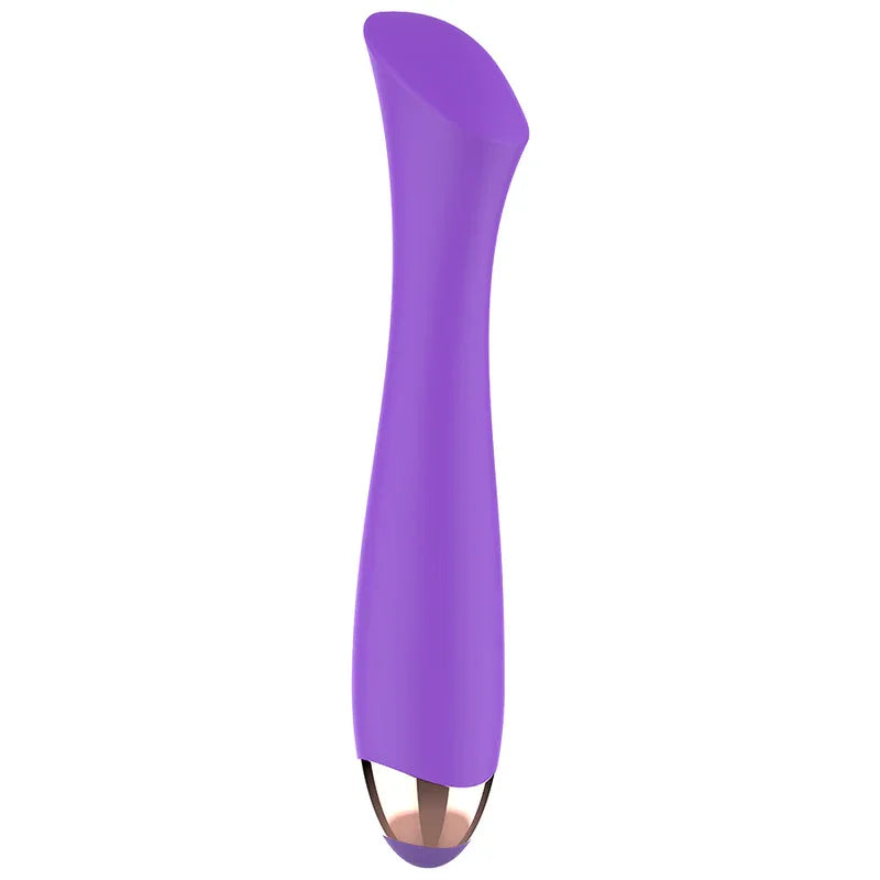 WOMANVIBE - VIBRATEUR RECHARGEABLE EN SILICONE MANDY POINT "K" - Incandessens