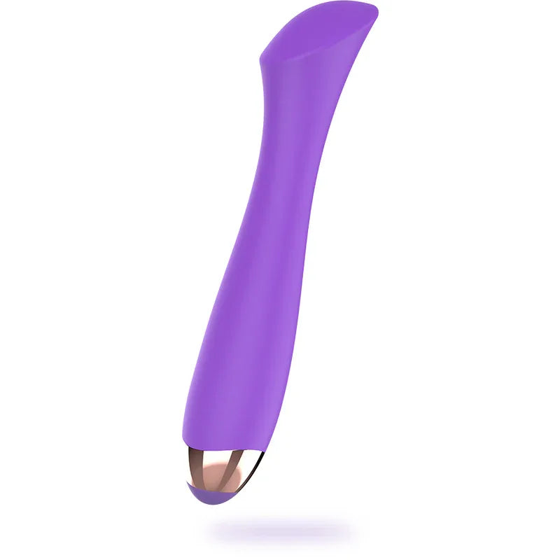 WOMANVIBE - VIBRATEUR RECHARGEABLE EN SILICONE MANDY POINT "K" - Incandessens