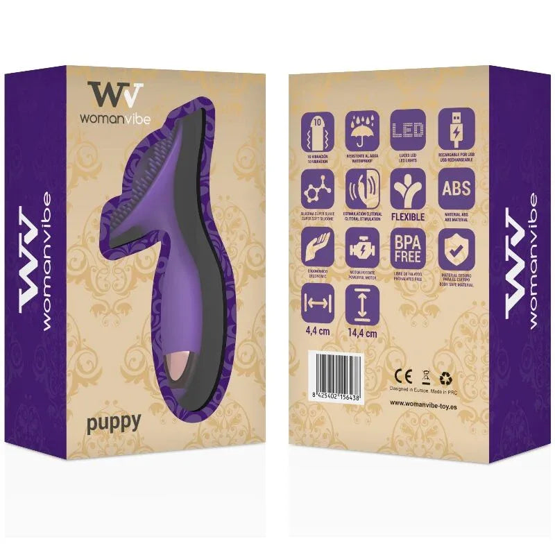 WOMANVIBE - PUPPY STIMULATOR SILICONE RECHARGEABLE - Incandessens